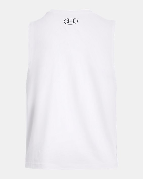 Camiseta de tirantes corta UA Vanish Energy para mujer, White, pdpMainDesktop image number 3